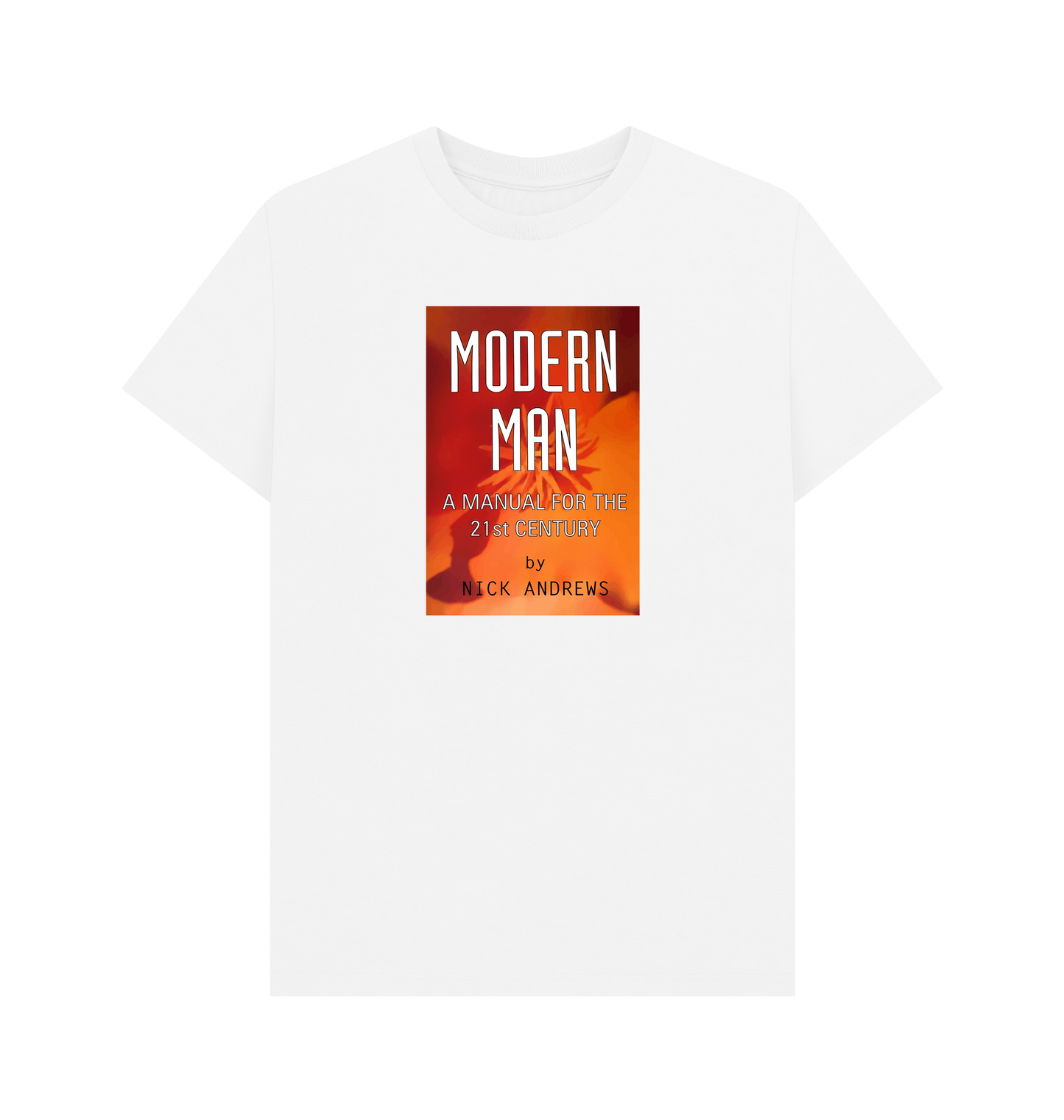 White Printed T-shirt Front