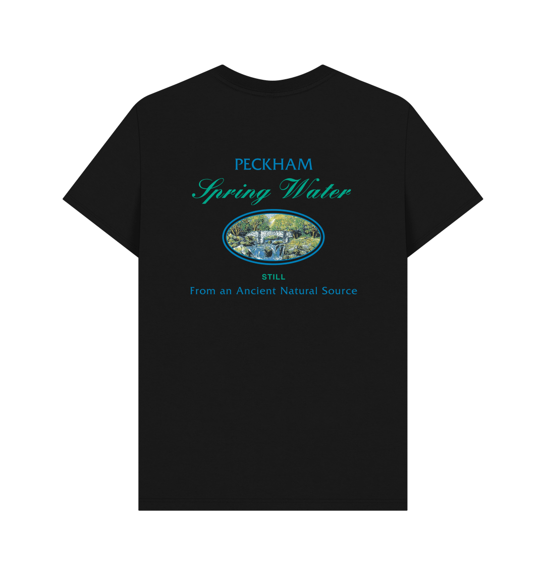 Black Printed T-shirt Back