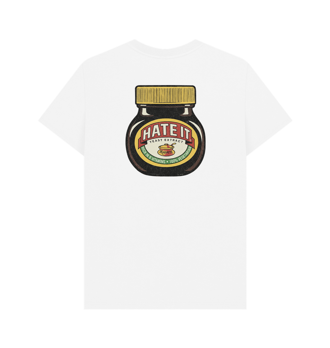 White Printed T-shirt Back