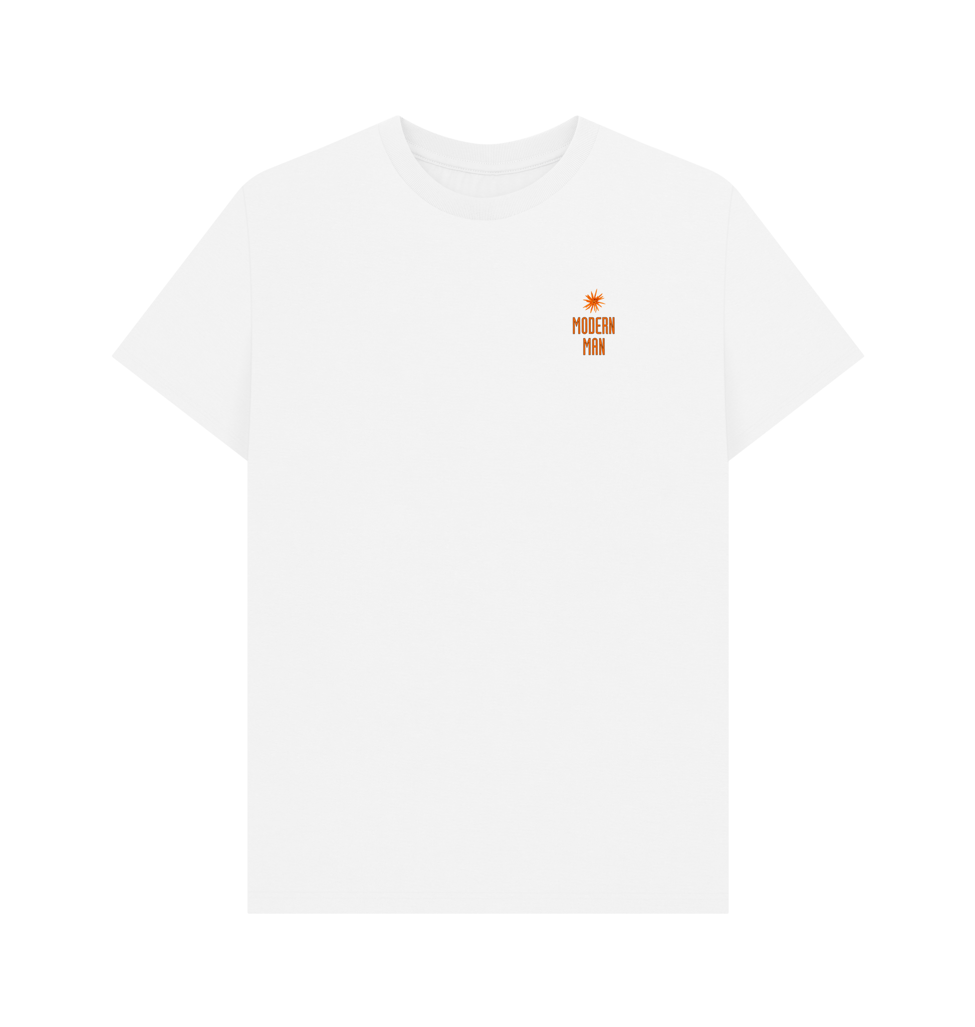 White Printed T-shirt Front