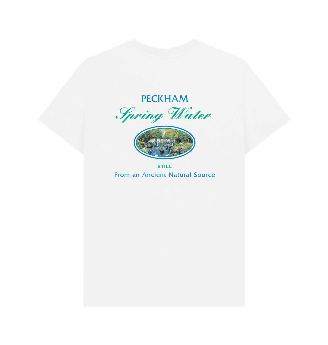 White Printed T-shirt Back