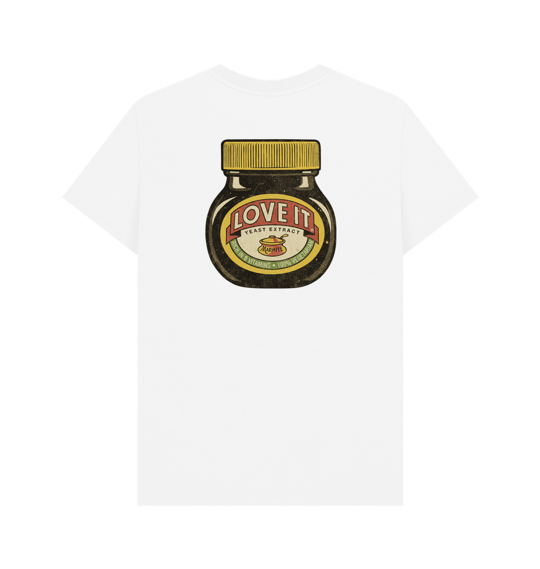 White Printed T-shirt Back