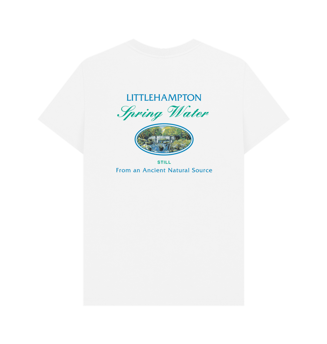 White Printed T-shirt Back