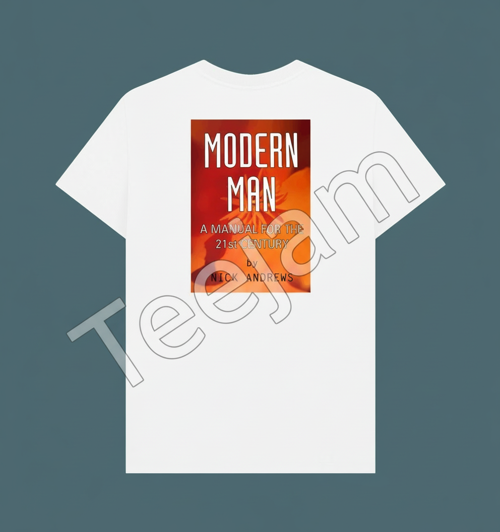 White Printed T-shirt Back