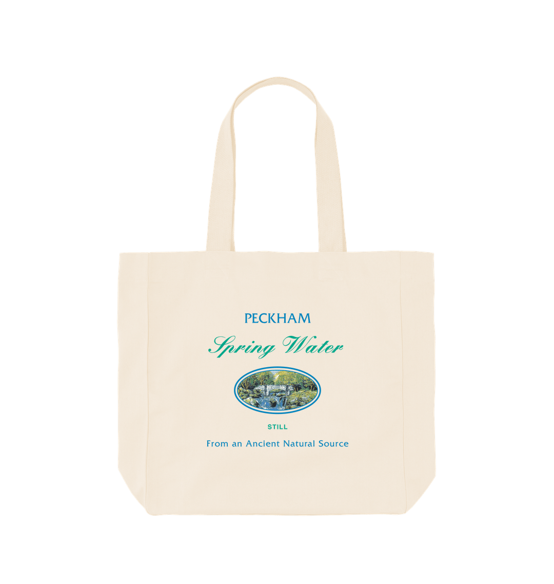 Natural Printed Bag Front