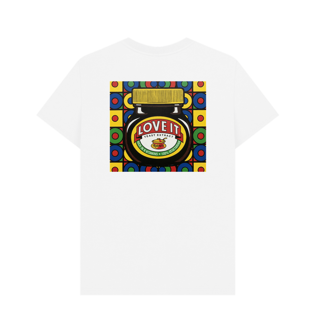 White Printed T-shirt Back