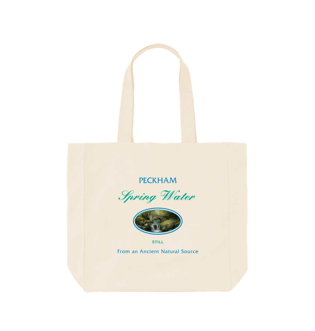 Natural Printed Bag Front