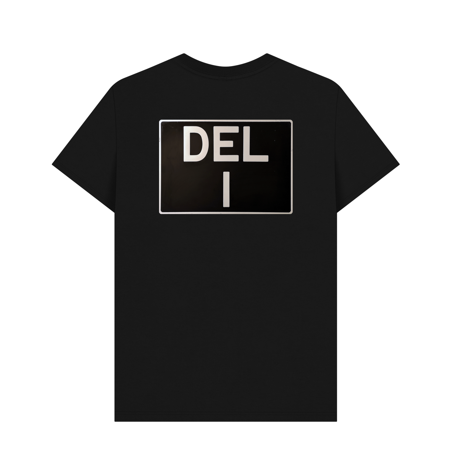 Black Printed T-shirt Back