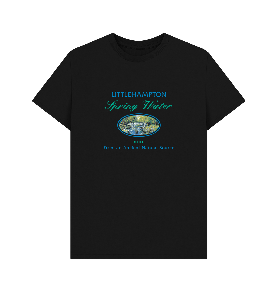 Black Printed T-shirt Front