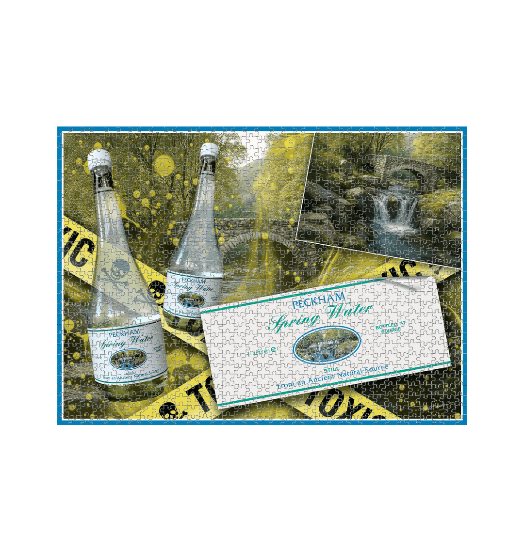 White 1000 Piece Jigsaw Puzzle Front