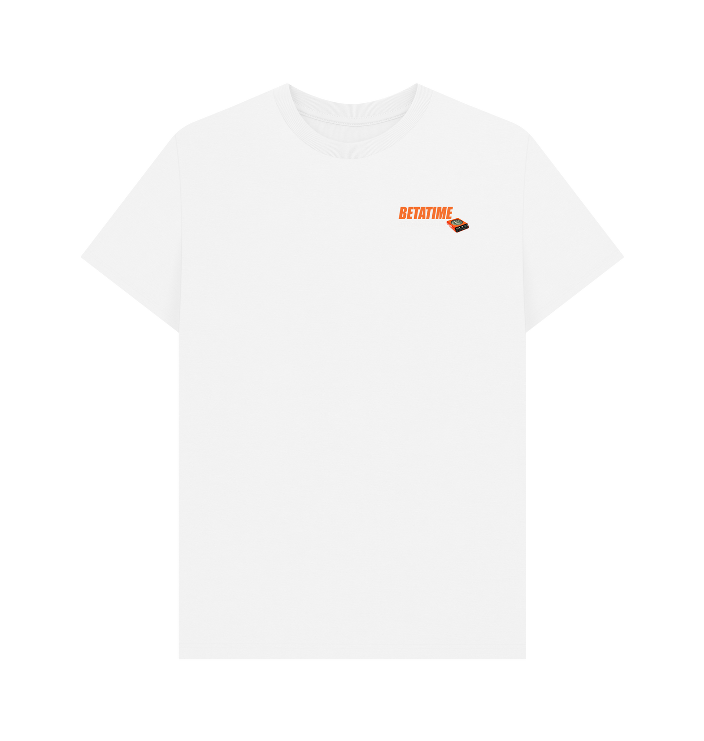 White Printed T-shirt Front