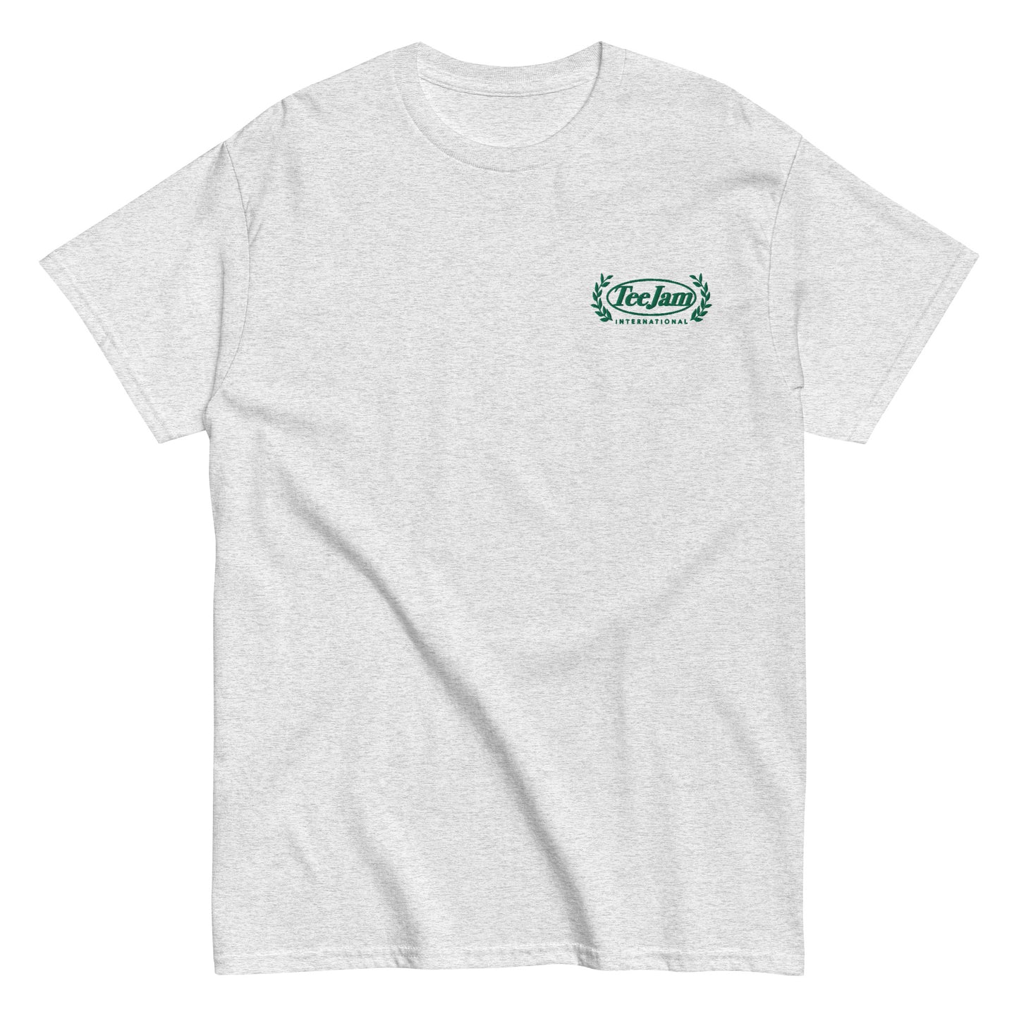 International Green Embroidered Tee