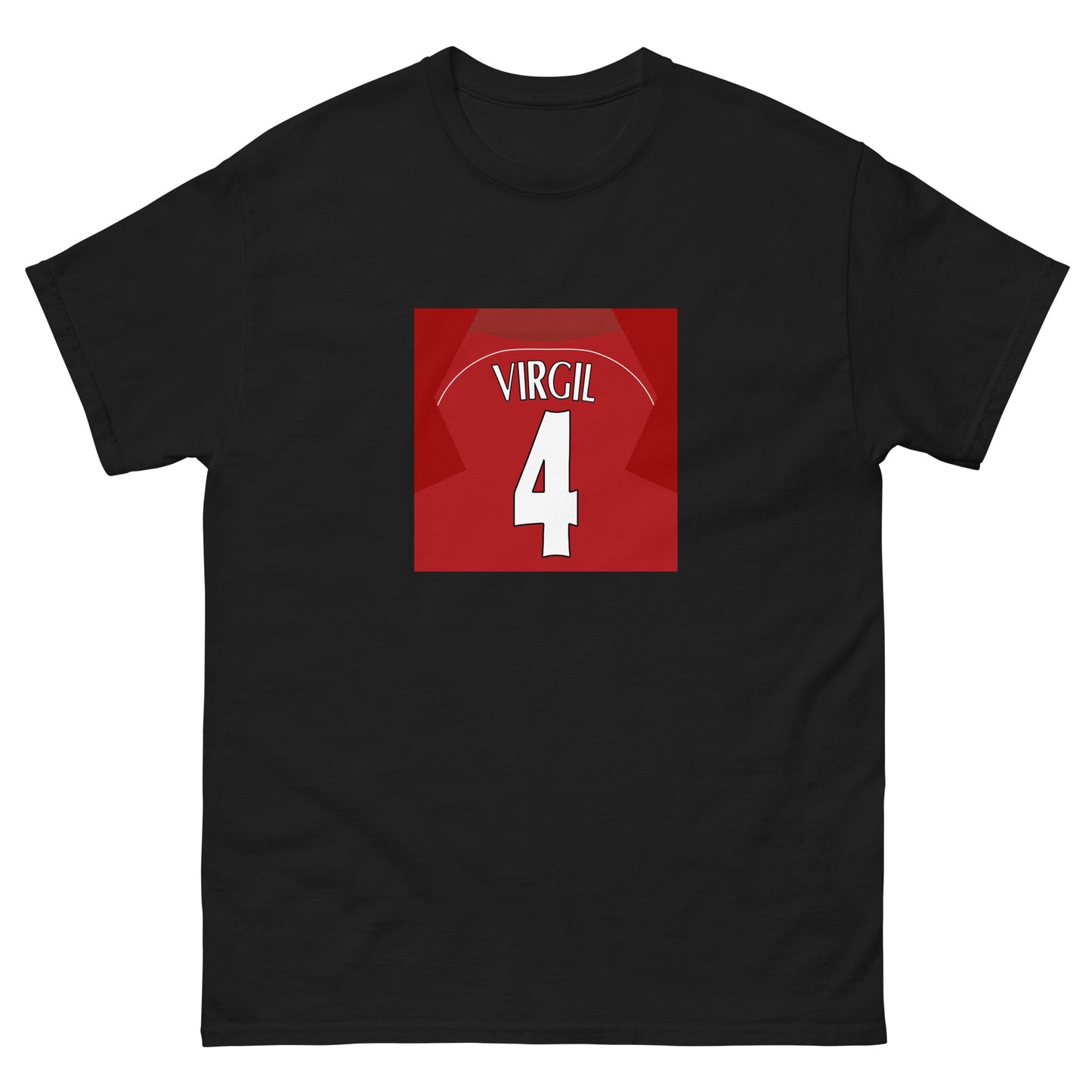 Virgil Van Djik Retro Liverpool Tee