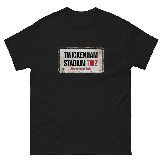 Twickenham Stadium Street Sign Tee