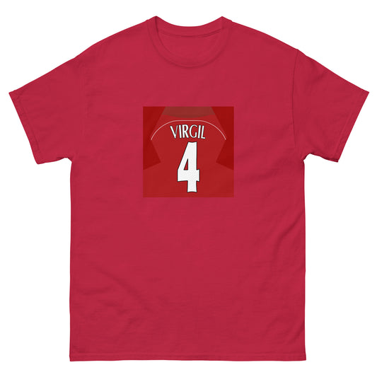 Virgil Van Djik Retro Liverpool Tee