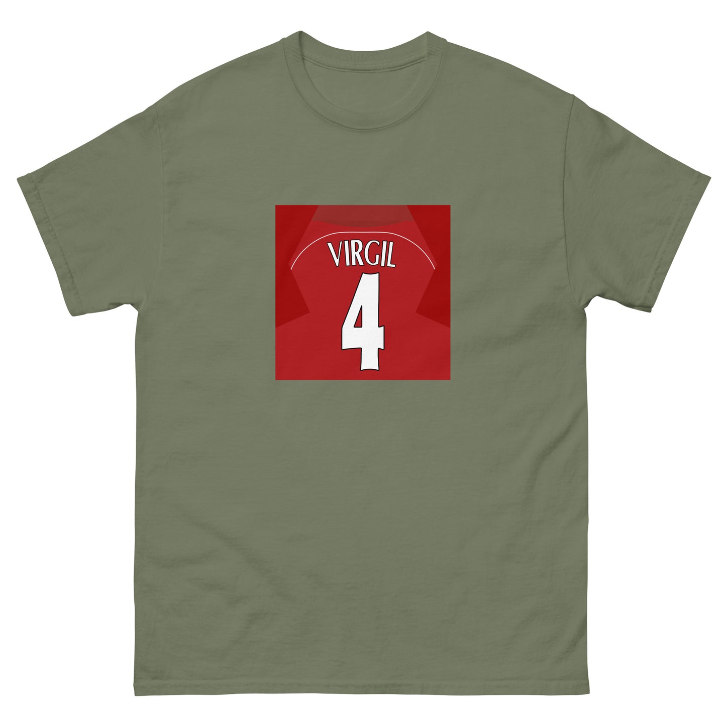 Virgil Van Djik Retro Liverpool Tee