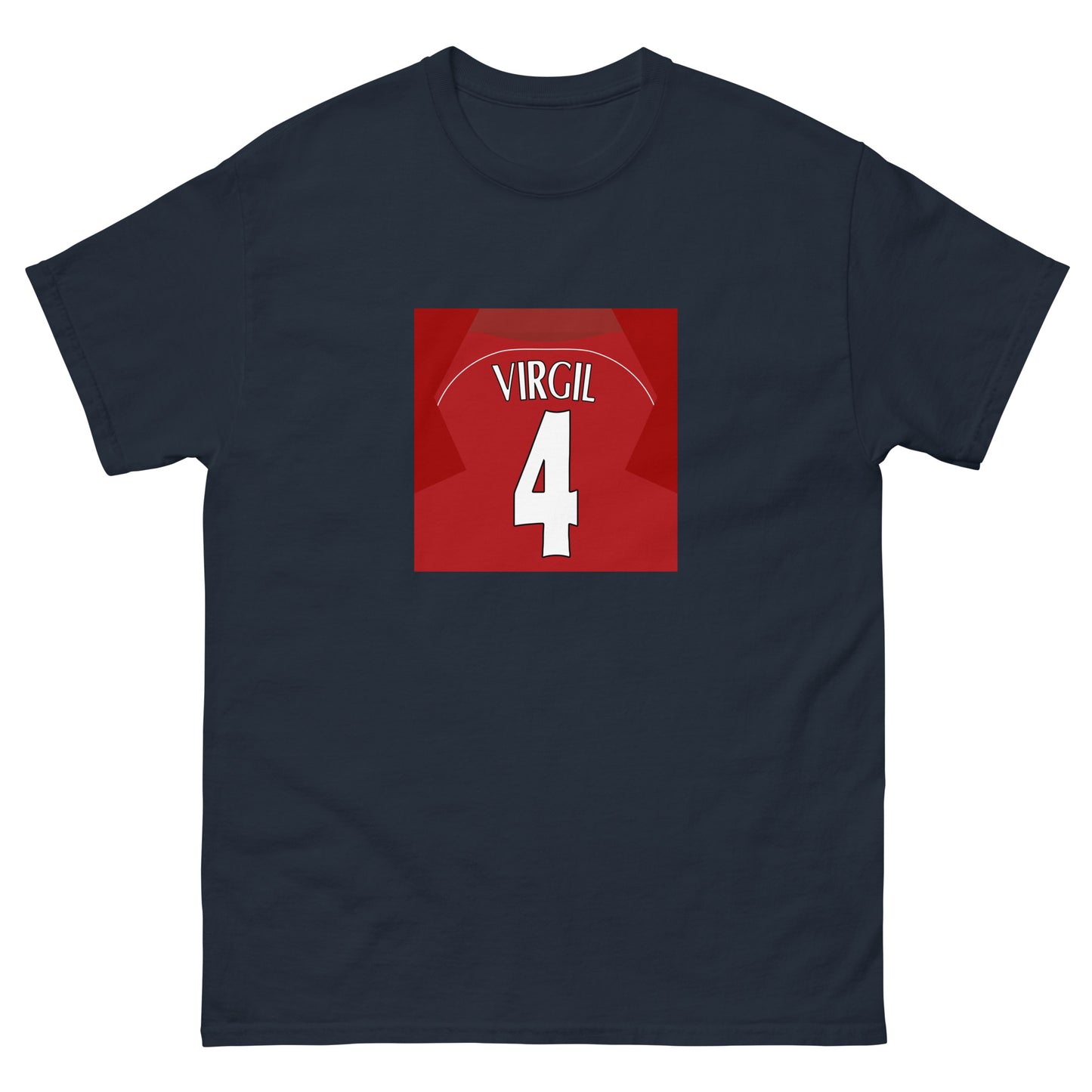 Virgil Van Djik Retro Liverpool Tee