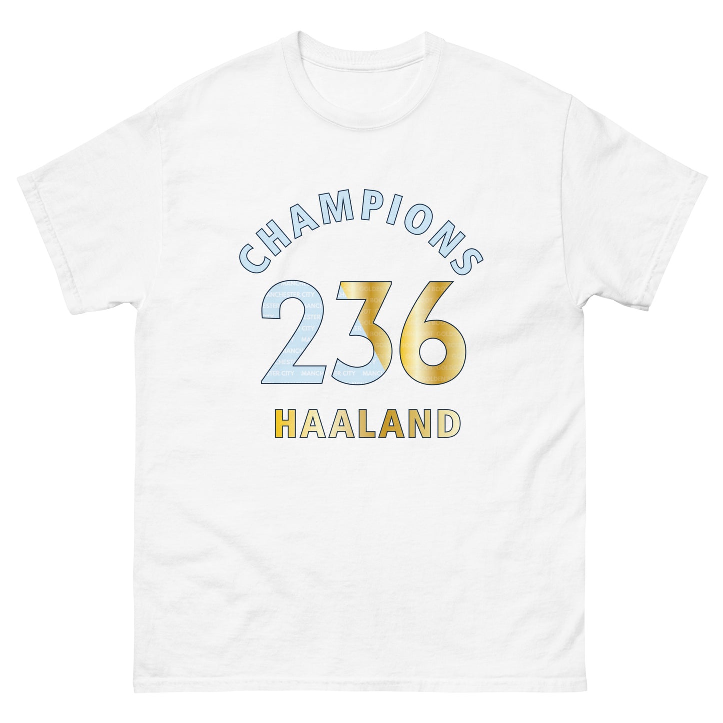 Manchester City Haaland Champions Tee