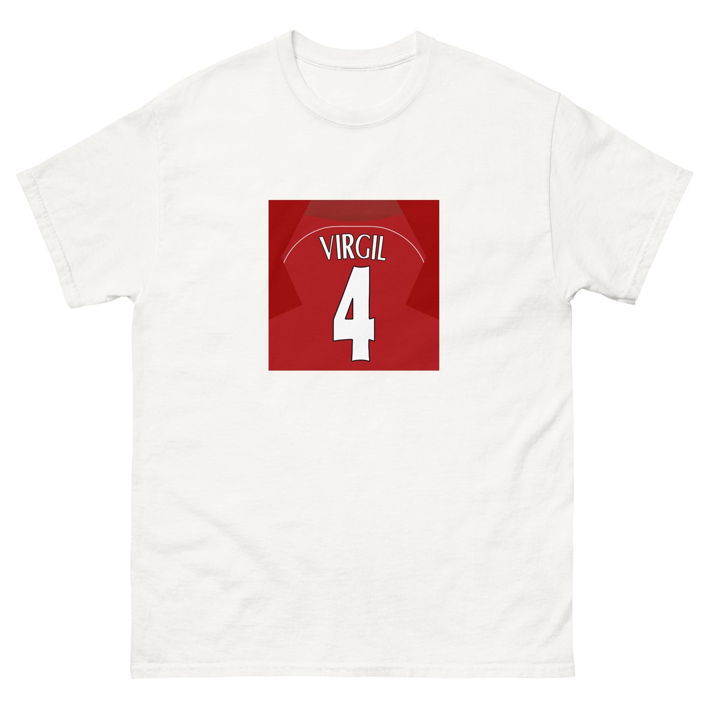 Virgil Van Djik Retro Liverpool Tee