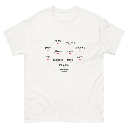 Arsenal Invincibles 2003/04 Lineup Tee