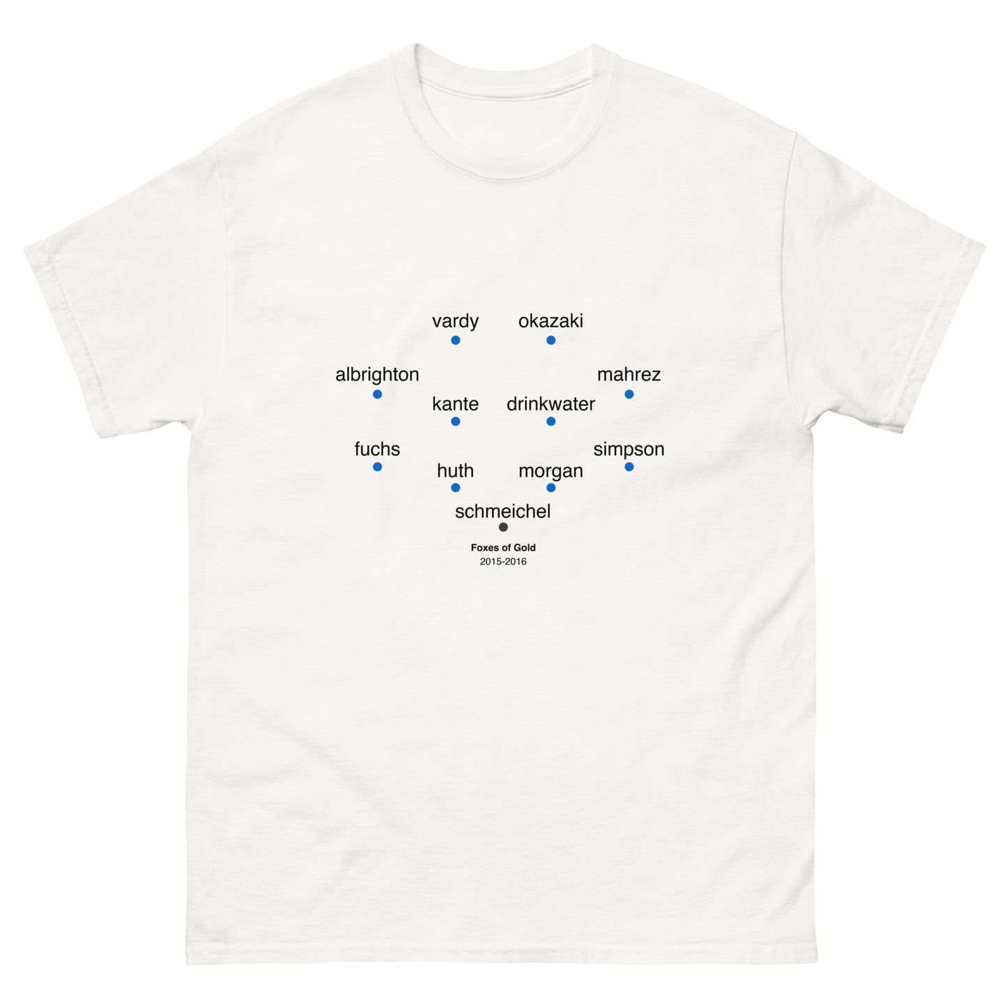 Leicester City 2015/16 Lineup Tee