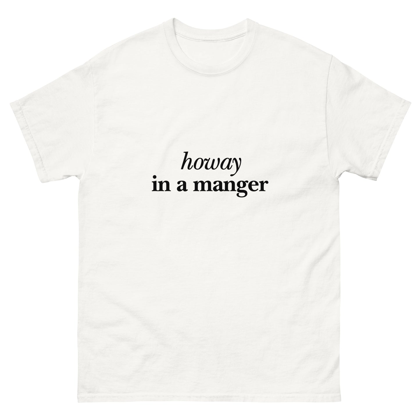 Howay in a Manger Christmas Tee