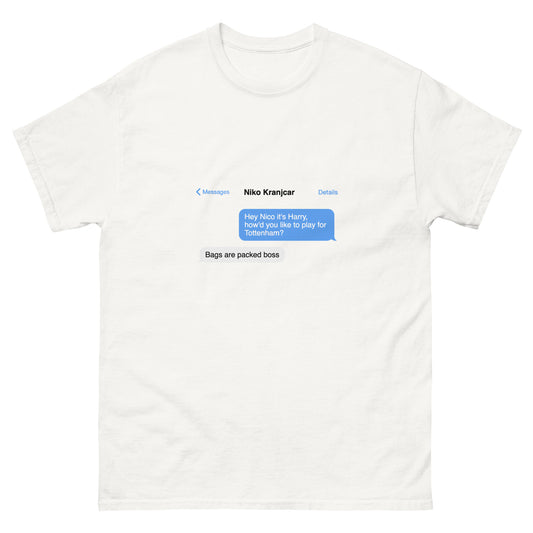 Redknapp Kranjcar Texts Tee