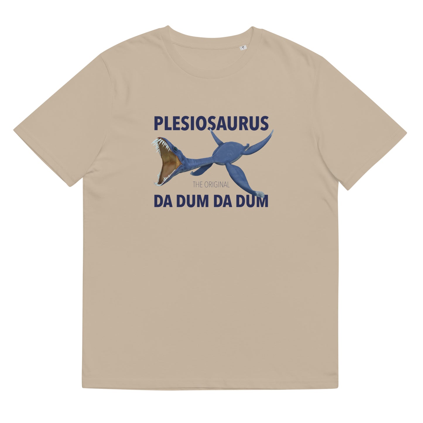 Plesiosaurus unisex organic cotton t-shirt