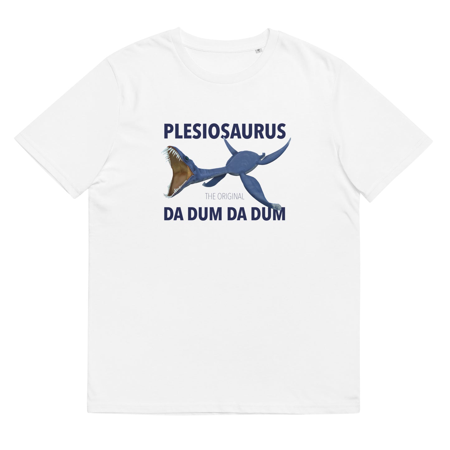 Plesiosaurus unisex organic cotton t-shirt