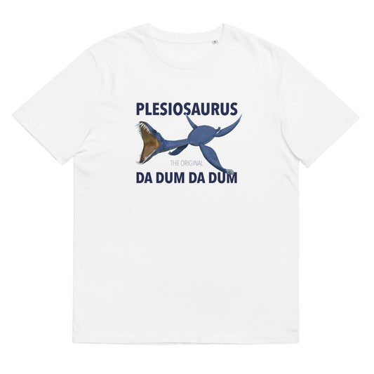 Plesiosaurus unisex organic cotton t-shirt