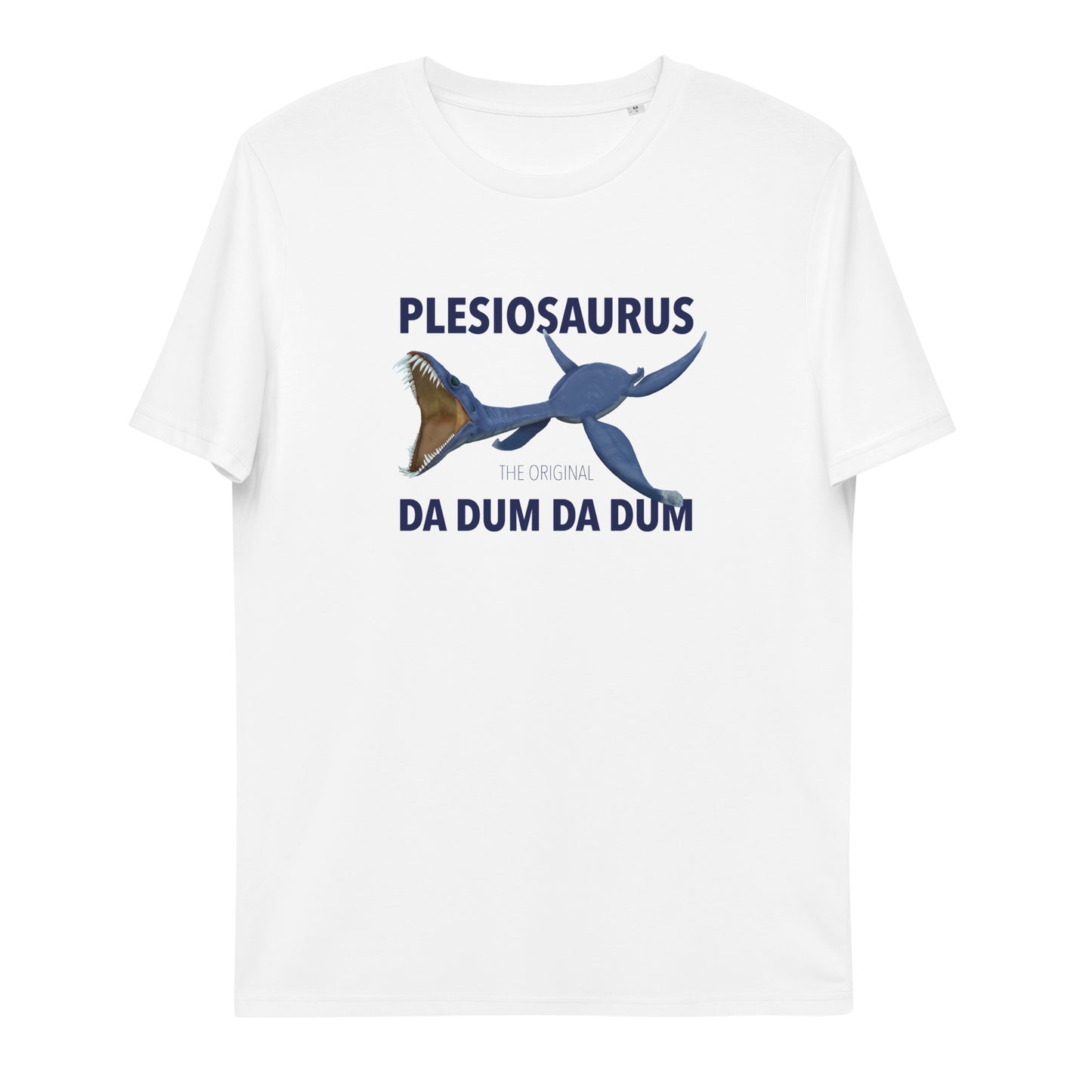 Plesiosaurus unisex organic cotton t-shirt