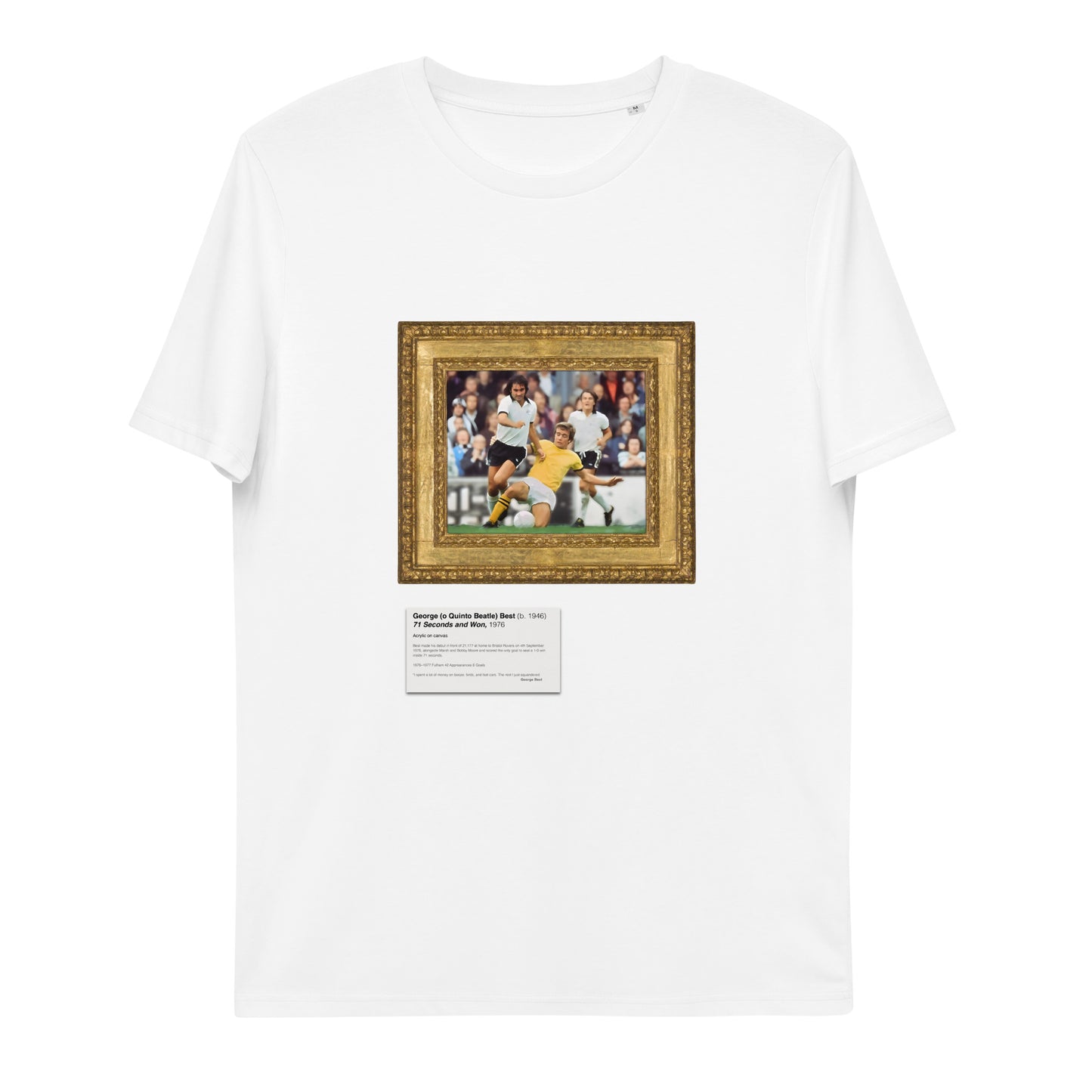 George Best Museum Collection Tee Unisex organic cotton t-shirt